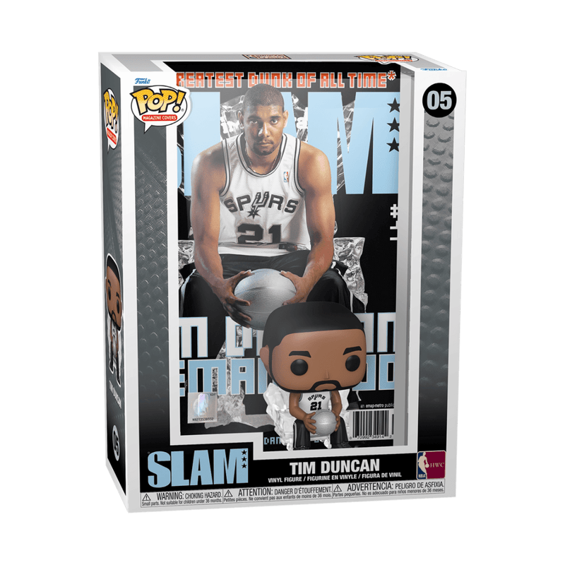 FUNKO POP NBA COVER: SLAM- TIM DUNCAN 889698614627