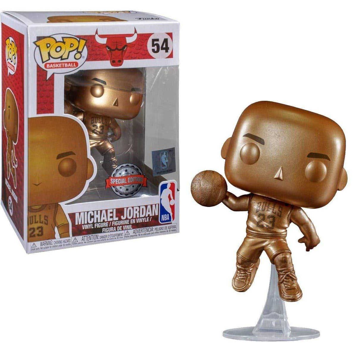 FUNKO POP NBA: MICHAEL JORDAN (BRONZED) 889698403078