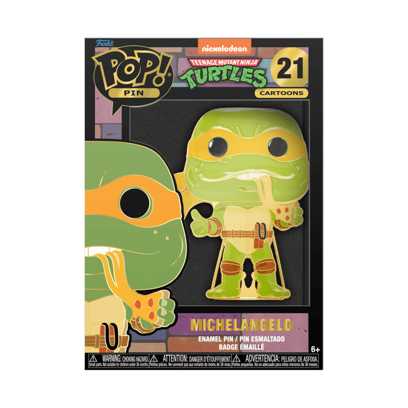 FUNKO POP! PIN TMNT: MICHELANGELO 671803417151