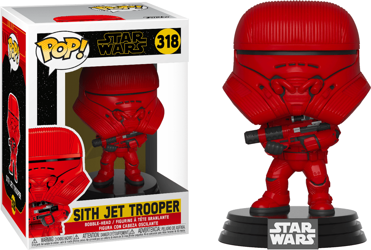 FUNKO POP STAR WARS EP 9: STAR WARS - SITH JET TROOPER 889698398800