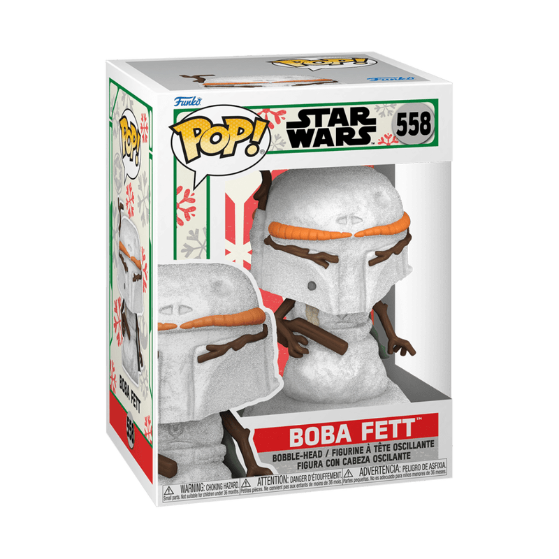 FUNKO POP STAR WARS: HOLIDAY- BOBA FETT(SNWMN) 889698643344