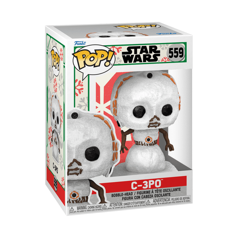 FUNKO POP STAR WARS: HOLIDAY- C-3PO(SNWMN) 889698643351