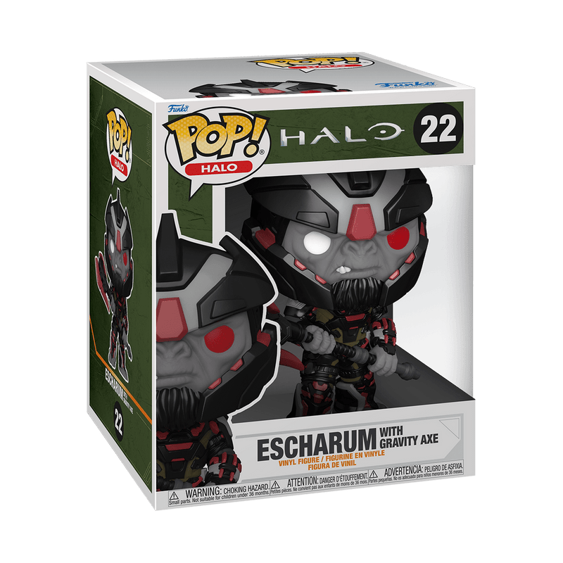 FUNKO POP SUPER: HALO INFINITE - 6" ESCHARUM W/AXE 889698593397