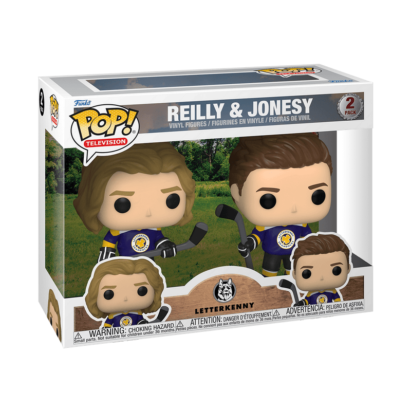 FUNKO POP TELEVISION: LETTERKENNY - 2PK REILLY & JONESY IN JERSEYS 889698601610