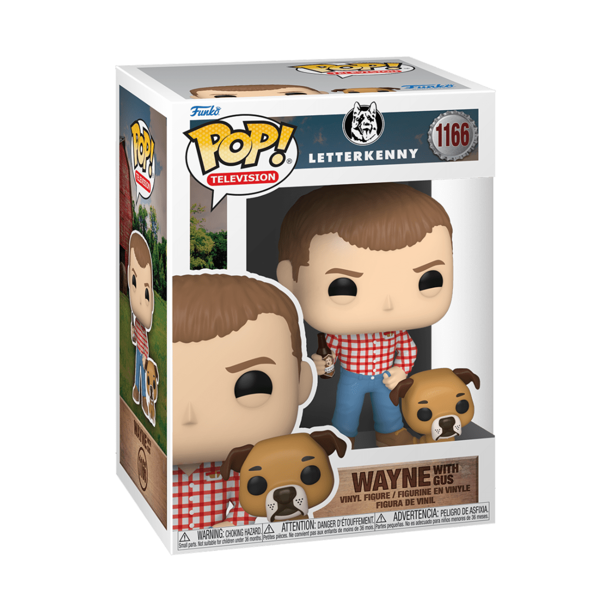 FUNKO POP TELEVISION: LETTERKENNY -WAYNE W/GUS 889698571289