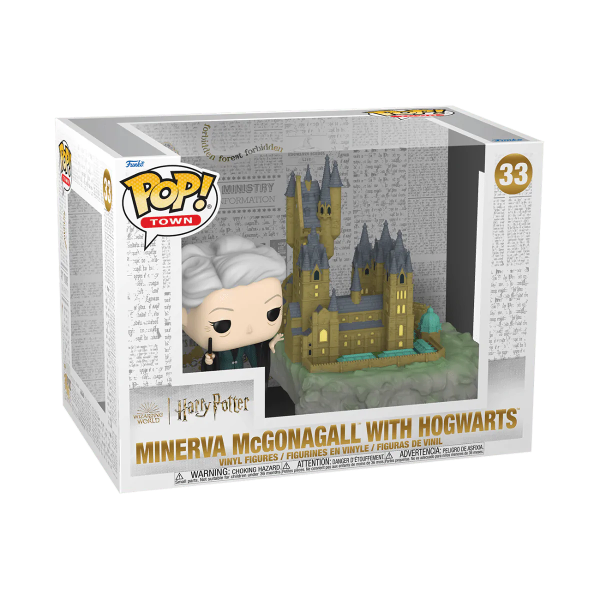 FUNKO POP TOWN: HARRY POTTER - MINERVA W/HOGWARTS 889698656559