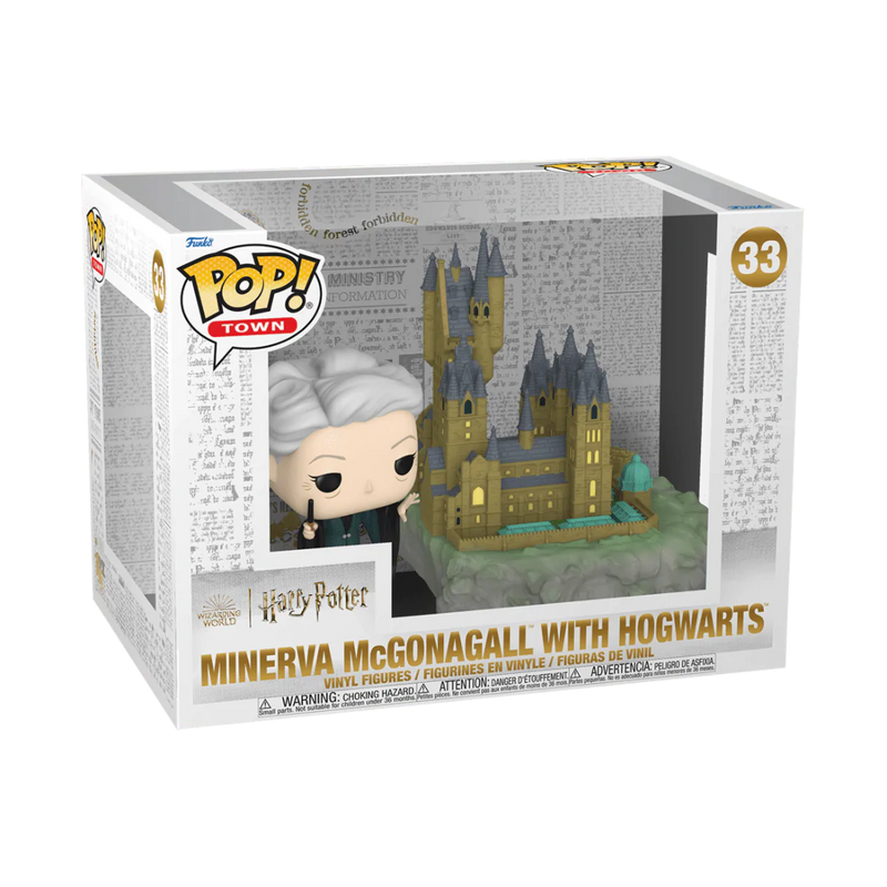 FUNKO POP TOWN: HARRY POTTER - MINERVA W/HOGWARTS 889698656559