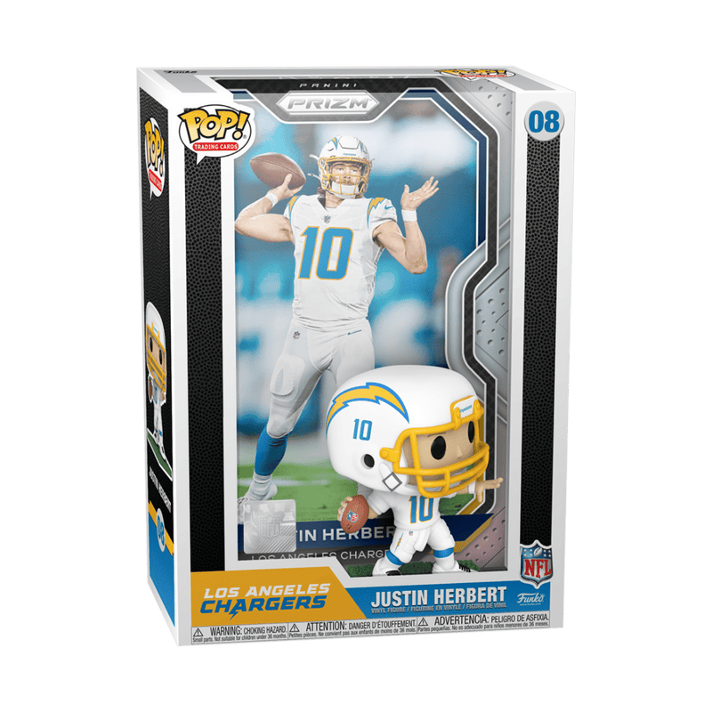 FUNKO POP TRADING CARDS: JUSTIN HERBERT 889698608251