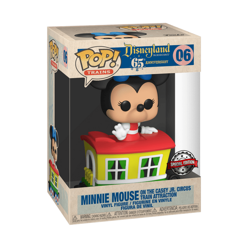 FUNKO POP TRAIN: CASEY JR- MINNIE IN CAR 6 889698509497