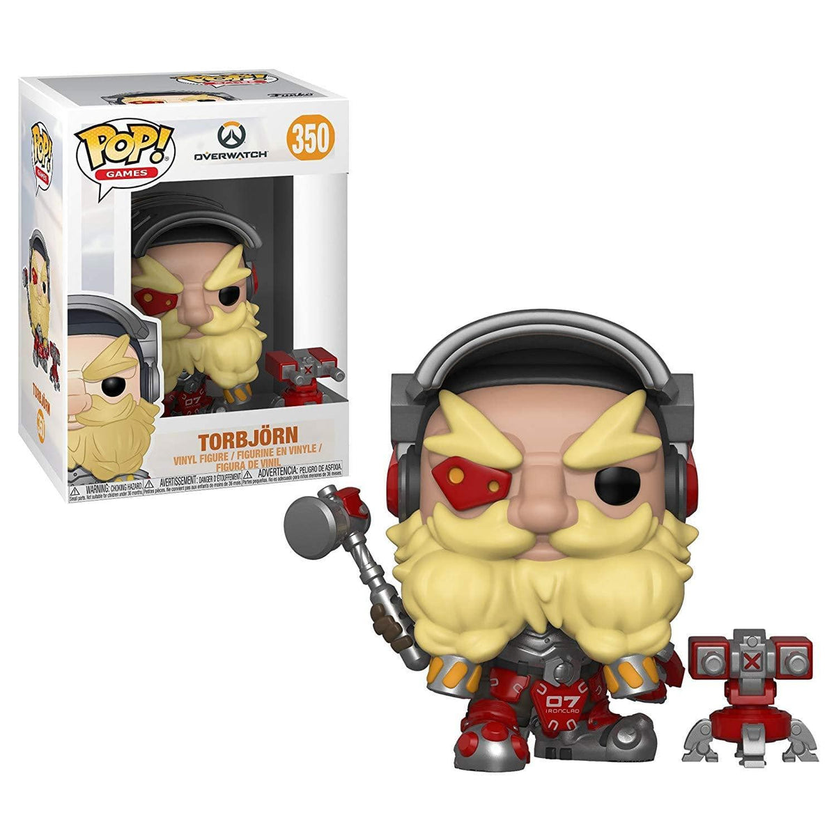 FUNKO POP! VINYL: GAMES: OVERWATCH: TORBJÖRN 889698322782