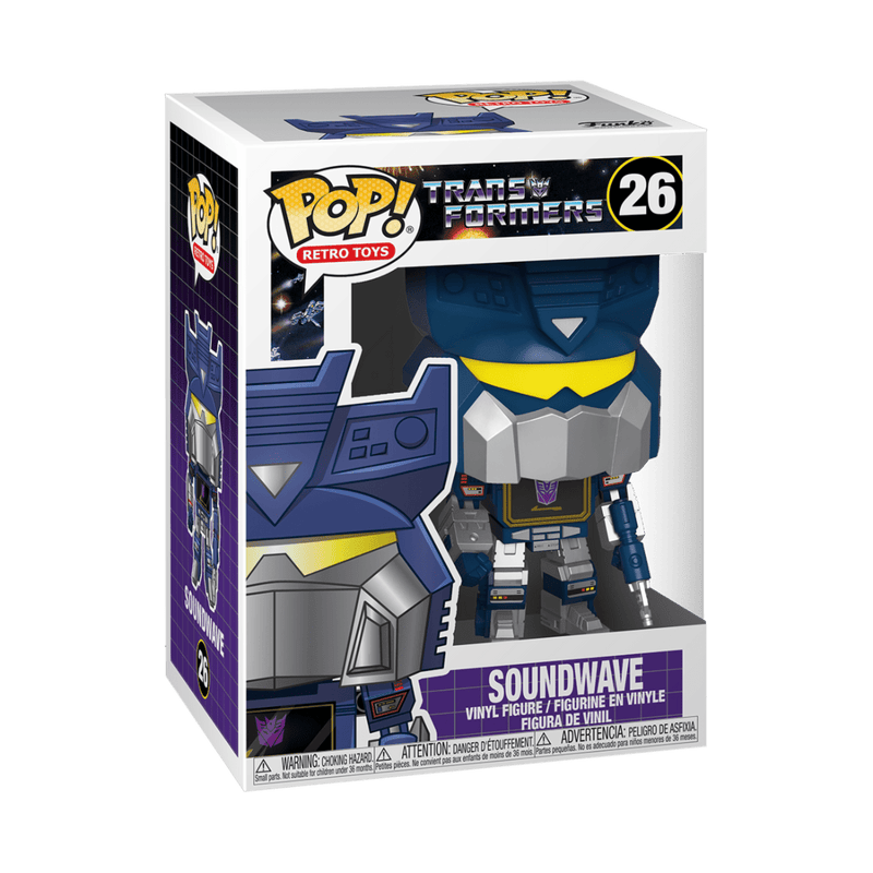 FUNKO POP VINYL: TRANSFORMERS - SOUNDWAVE 889698509695