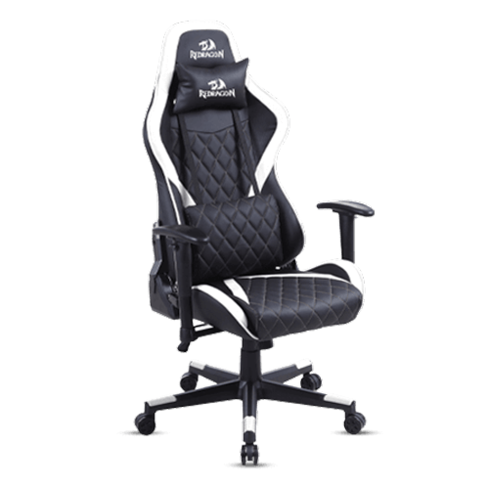 GAMING CHAIR - REDRAGON GAIA BLACK/WHITE 6950376707420