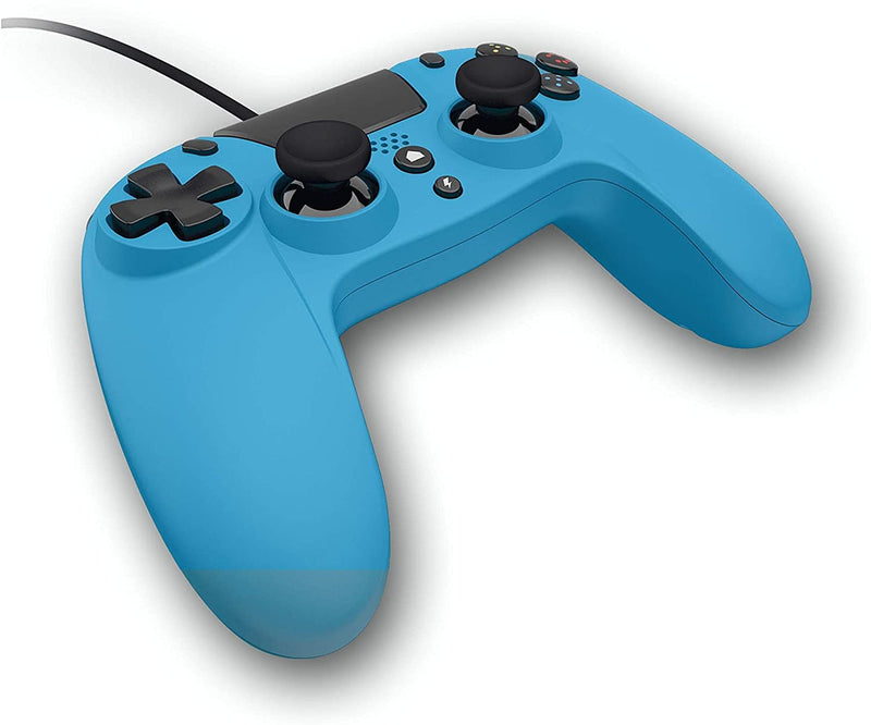 GIOTECK VX4 BLUE WIRED CONTROLLER FOR PS4 AND PC 812313015769