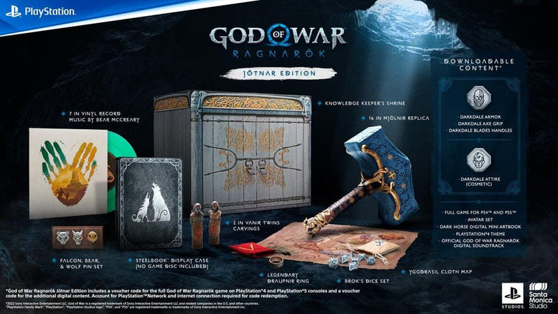 God of War: Ragnarök - Jötnar Edition (Playstation 5) – igabiba