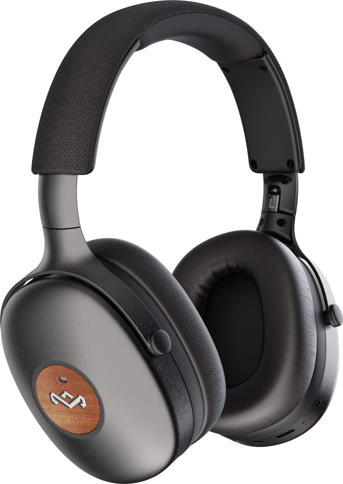 HOUSE OF MARLEY POSITIVE VIBRATION XL ANC SIGNATURE BLACK OVER-EAR HEADPHONES 846885010402