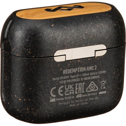 HOUSE OF MARLEY REDEMPTION ANC 2 BLACK TRUE WIRELESS EARBUDS 846885010457