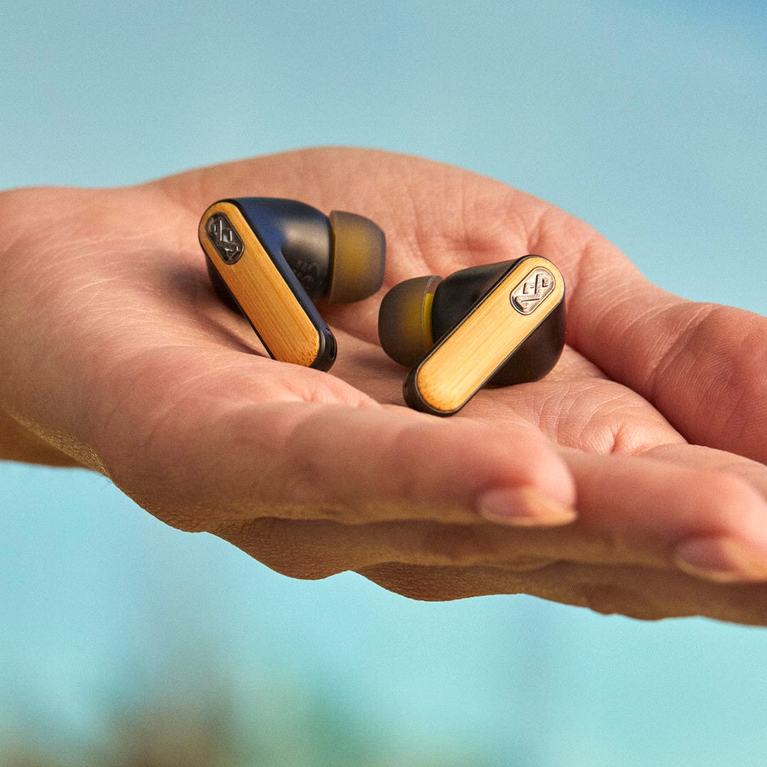 HOUSE OF MARLEY REDEMPTION ANC 2 BLACK TRUE WIRELESS EARBUDS 846885010457