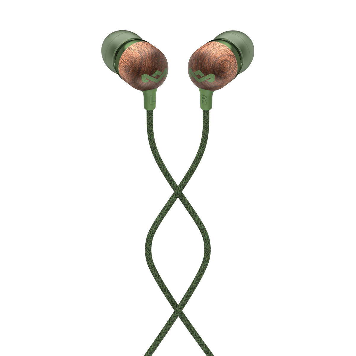 HOUSE OF MARLEY SMILE JAMAICA GREEN IN-EAR HEADPHONES 846885010327
