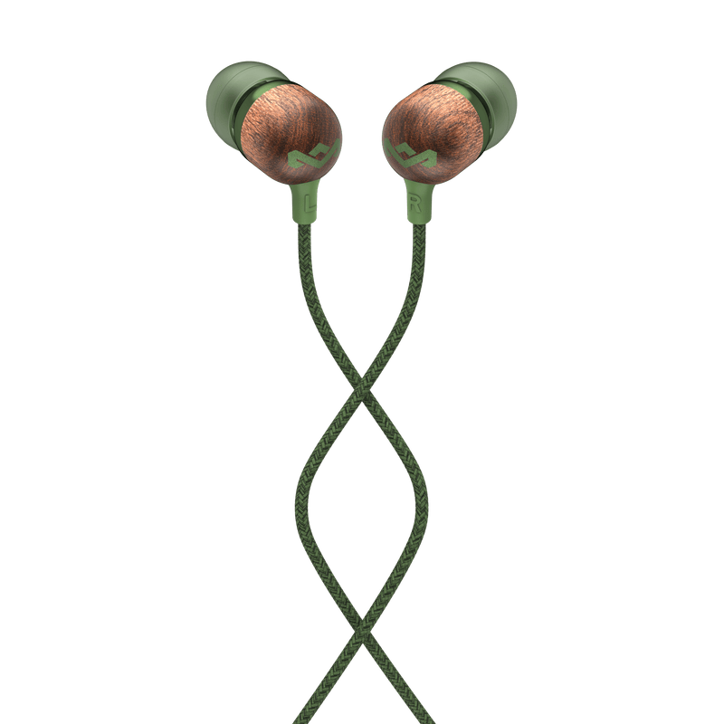 HOUSE OF MARLEY SMILE JAMAICA GREEN IN-EAR HEADPHONES 846885010327