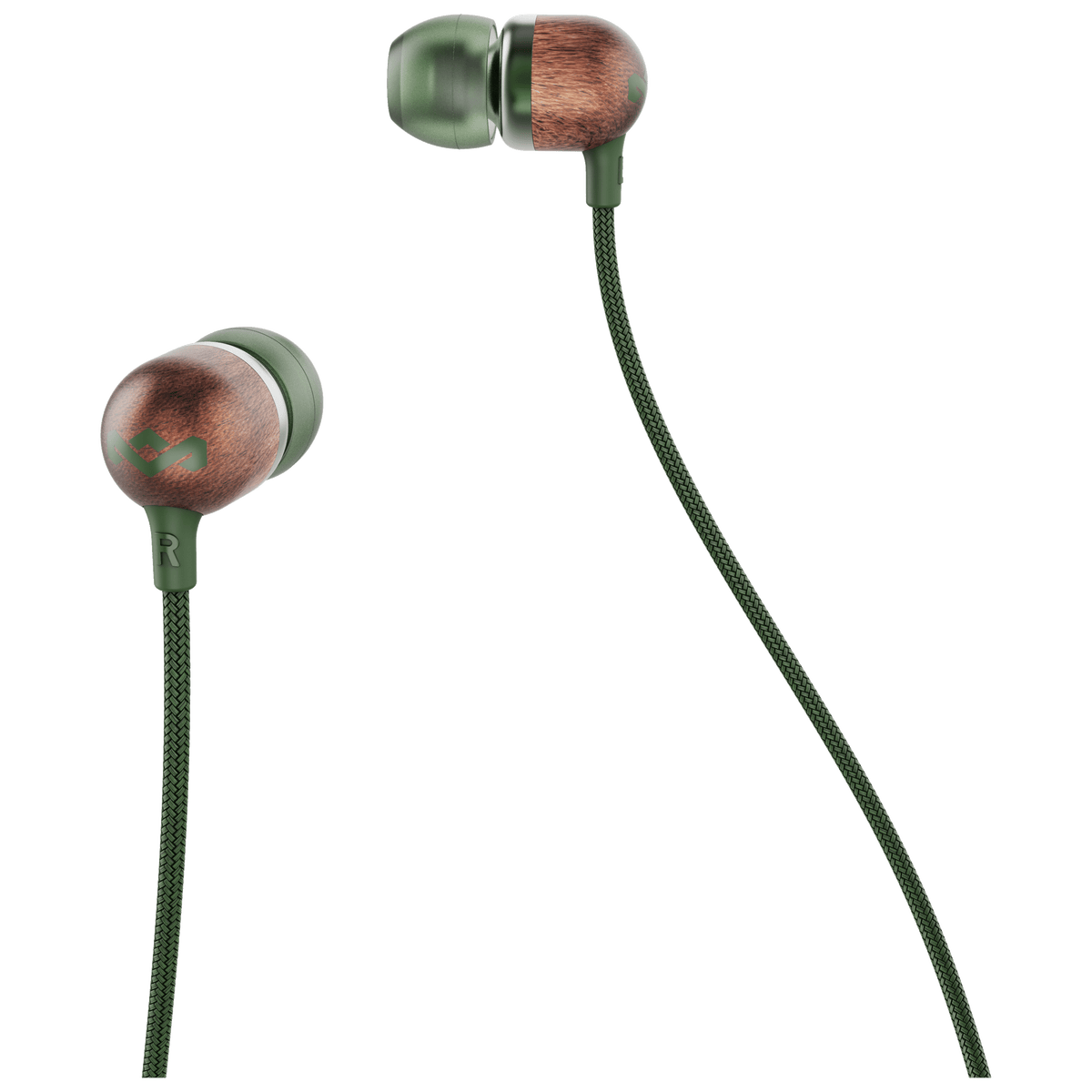 HOUSE OF MARLEY SMILE JAMAICA GREEN IN-EAR HEADPHONES 846885010327