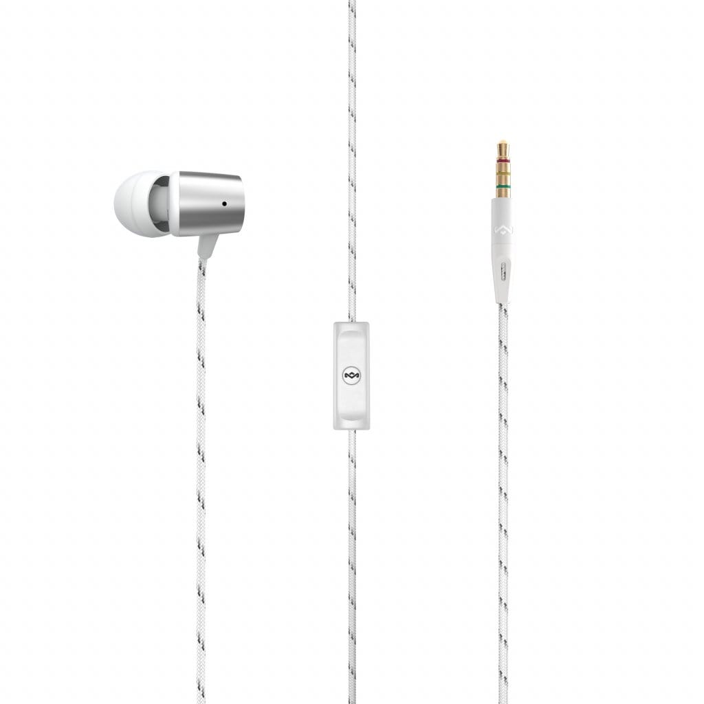 HOUSE OF MARLEY UPLIFT 2.0 SILVER IN-EAR HEADPHONES 846885009468