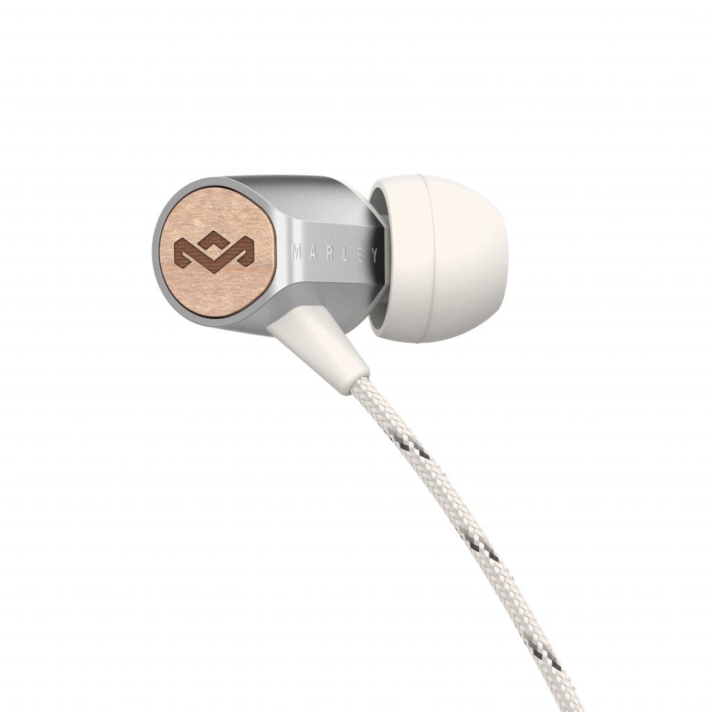 HOUSE OF MARLEY UPLIFT 2.0 SILVER IN-EAR HEADPHONES 846885009468
