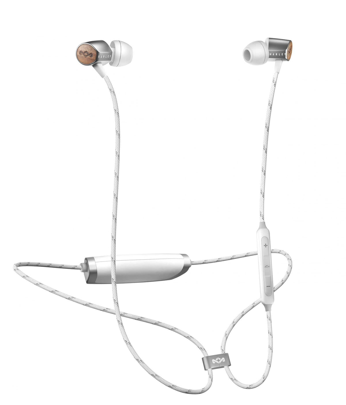 HOUSE OF MARLEY UPLIFT BLUETOOTH SILVER IN-EAR HEADPHONES 846885009277