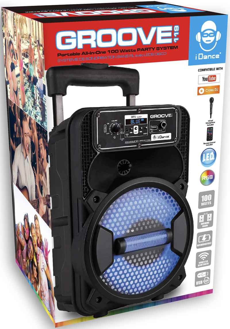 IDANCE GROOVE-119 SPEAKER BLACK 4894367015984