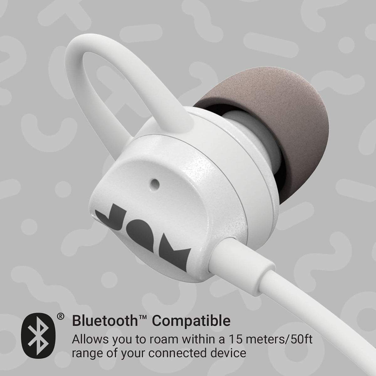 Jam Audio Live Loose In-ear Bluetooth Headphones - Grey 031262087447