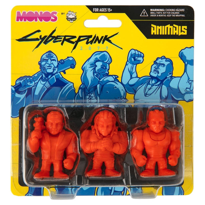 JINX CYBERPUNK 2077 MONOS ANIMALS SET SERIES 1 BURNT ORANGE 889343134012