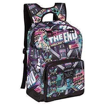 JINX MINECRAFT 17" TALES FROM THE END BACKPACK MULTICOLOR 889343094132