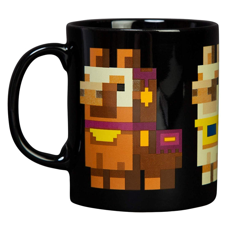 JINX MINECRAFT LLAMA CONGA LINE CERAMIC SKODELICA 889343107269