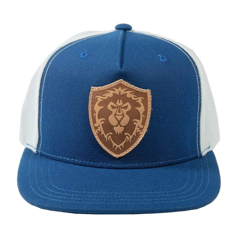 JINX WORLD OF WARCRAFT ALLIANCE LEATHER EMBLEM SNAPBACK HAT 889343152986