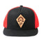 JINX WORLD OF WARCRAFT HORDE LEATHER EMBLEM SNAPBACK HAT 889343153181