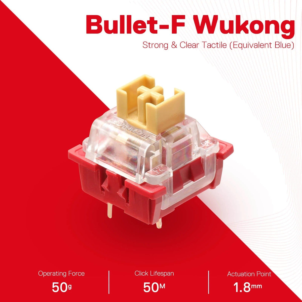 KEYBOARD SWITCH - REDRAGON BULLET-F A113 24pcs 6950376709110