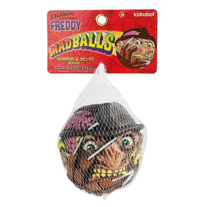 KIDROBOT 4" MADBALL FOAM BALL FREDDY KRUGER 883975149871