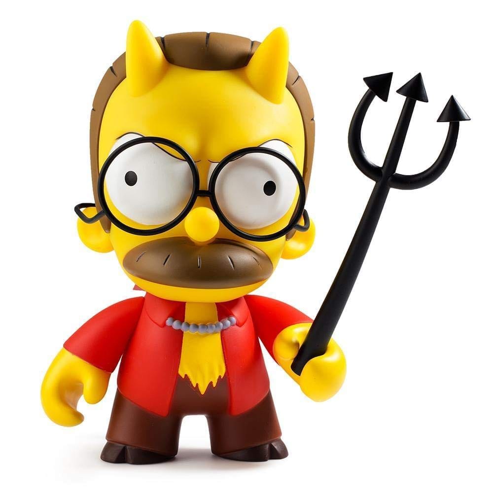KIDROBOT THE SIMPSONS DEVIL FLANDERS MEDIUM 883975148232