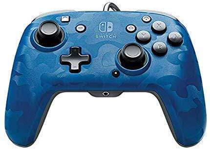 Kontroler PDP žični NINTENDO SWITCH FACEOFF DELUXE CONTROLLER + AUDIO PDP kamuflažno moder 708056065690
