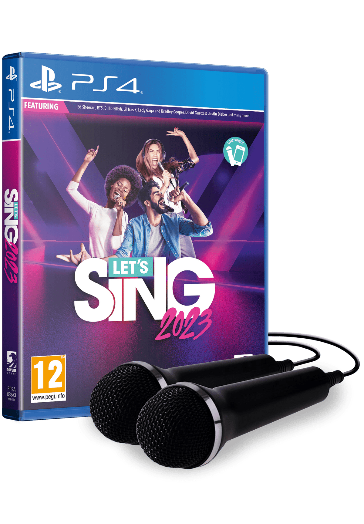 LET'S SING 2023 - DOUBLE MIC BUNDLE (Playstation 4) 4020628639488