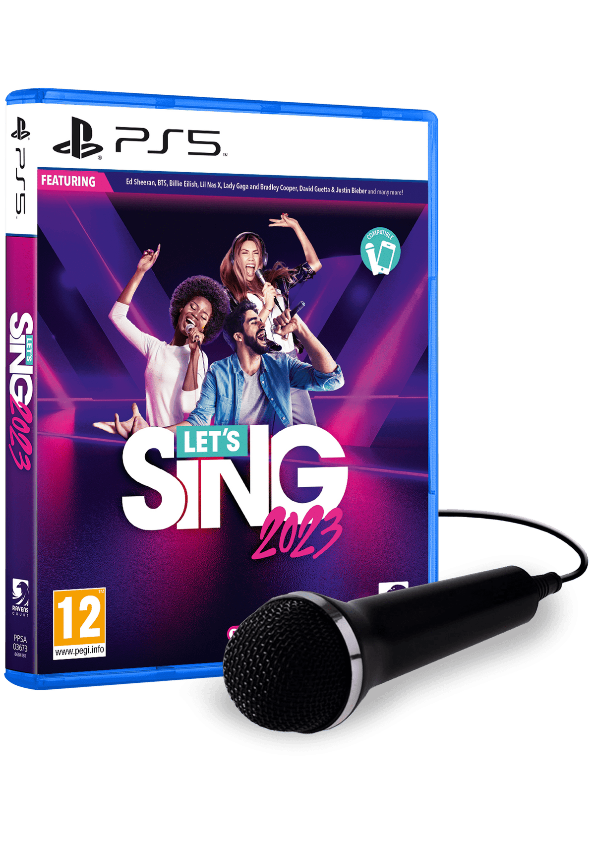 LET'S SING 2023 - SINGLE MIC BUNDLE (Playstation 5) 4020628639464