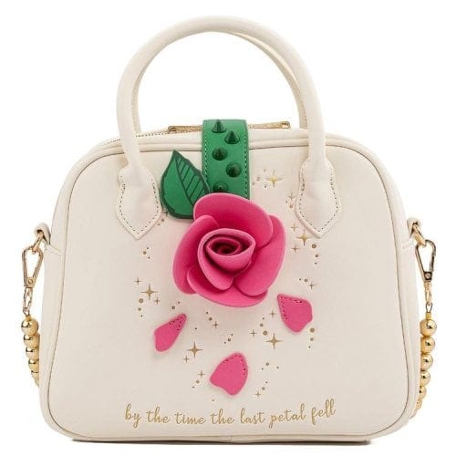 LOUNGEFLY DISNEY BEAUTY AND THE BEAST ROSE CROSSBODY BAG 671803367081