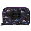 LOUNGEFLY DISNEY CLASSIC CLOUDS AOP ZIP AROUND WALLET 671803374089