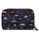 LOUNGEFLY DISNEY CLASSIC CLOUDS AOP ZIP AROUND WALLET 671803374089