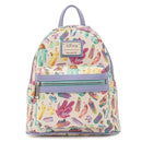 LOUNGEFLY DISNEY CRYSTAL SIDEKICKS AOP MINI BACKPACK 671803374102