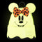 LOUNGEFLY DISNEY GHOST MINNIE GLOW IN THE DARK COSPLAY MINI BACKPACK 671803378773