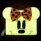 LOUNGEFLY DISNEY GHOST MINNIE GLOW IN THE DARK COSPLAY ZIP AROUND WALLET 671803378919