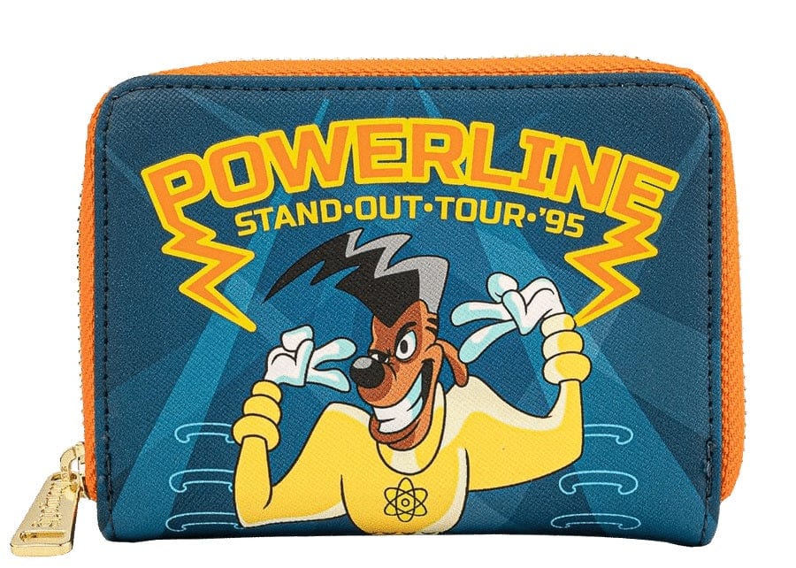 LOUNGEFLY DISNEY GOOFY MOVIE POWERLINE ALL ACCESS PASS ZIP AROUND