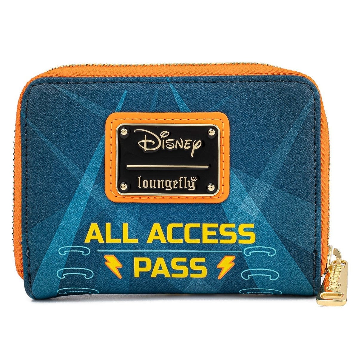 LOUNGEFLY DISNEY GOOFY MOVIE POWERLINE ALL ACCESS PASS ZIP AROUND WALLET 671803367395