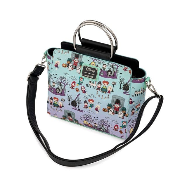 LOUNGEFLY DISNEY HOCUS POCUS SCENE AOP CROSSBODY BAG 671803377677
