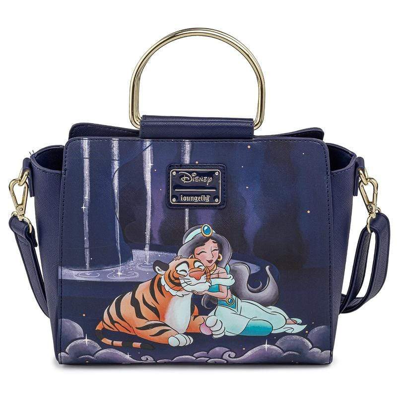 LOUNGEFLY DISNEY JASMINE CASTLE CROSSBODY BAG 671803375932